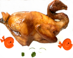 1Ngon, Gà ta quay nước dừa xiêm (Không bó xôi)